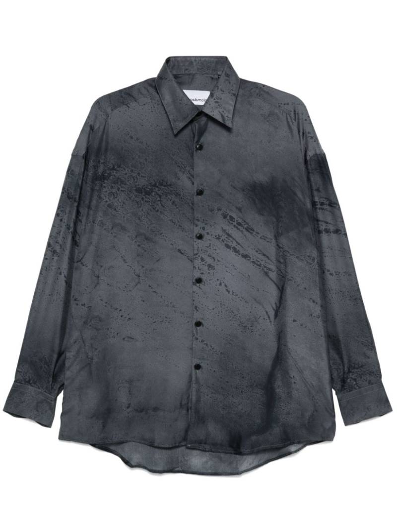 Costumein abstract-print shirt - Grey von Costumein