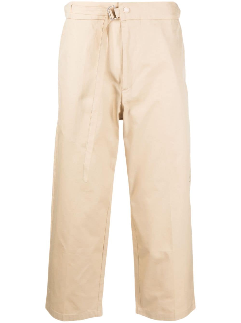 Costumein belted-waist cropped trousers - Neutrals von Costumein