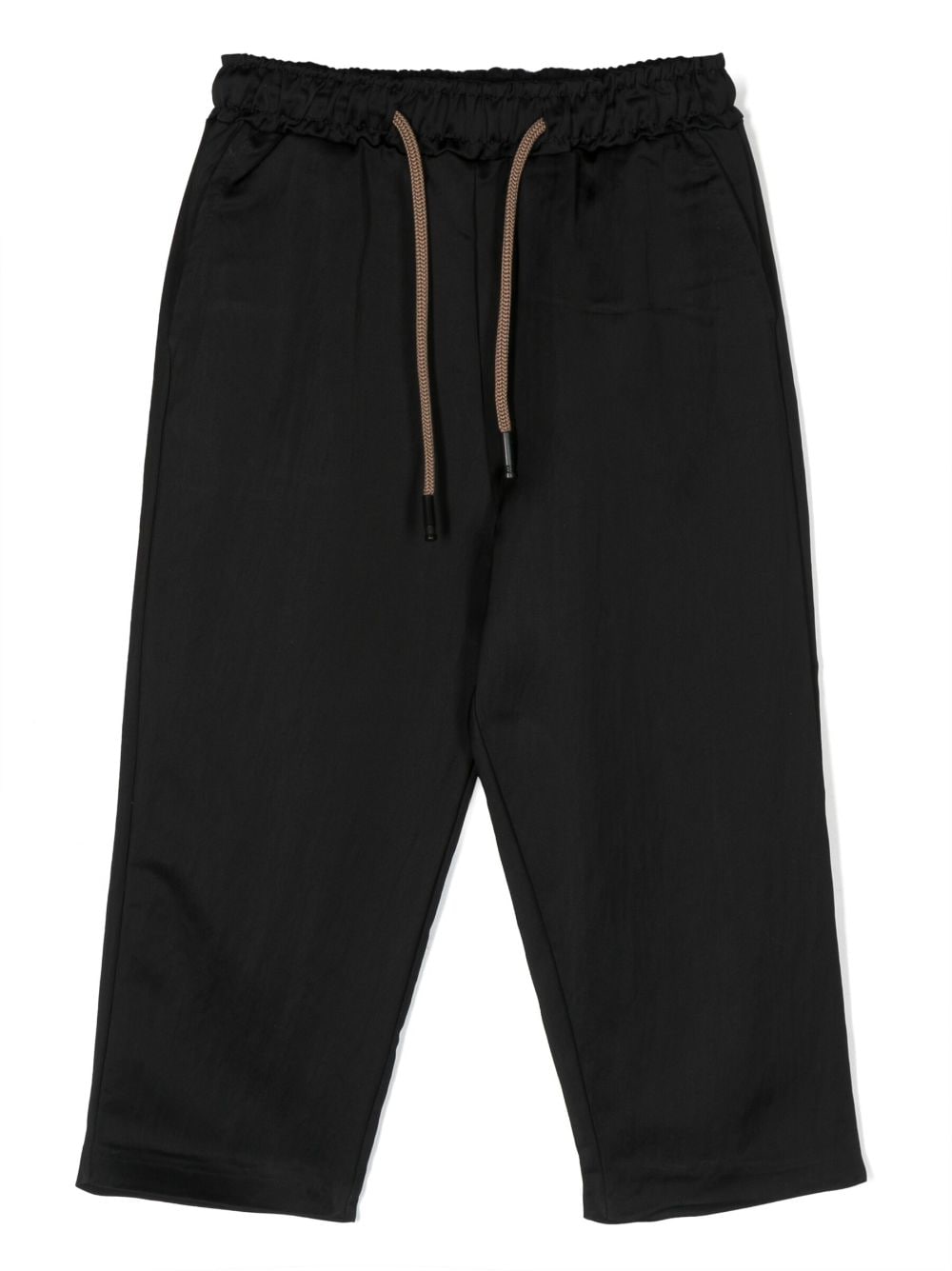 Costumein drawstring straight-leg trousers - Black von Costumein