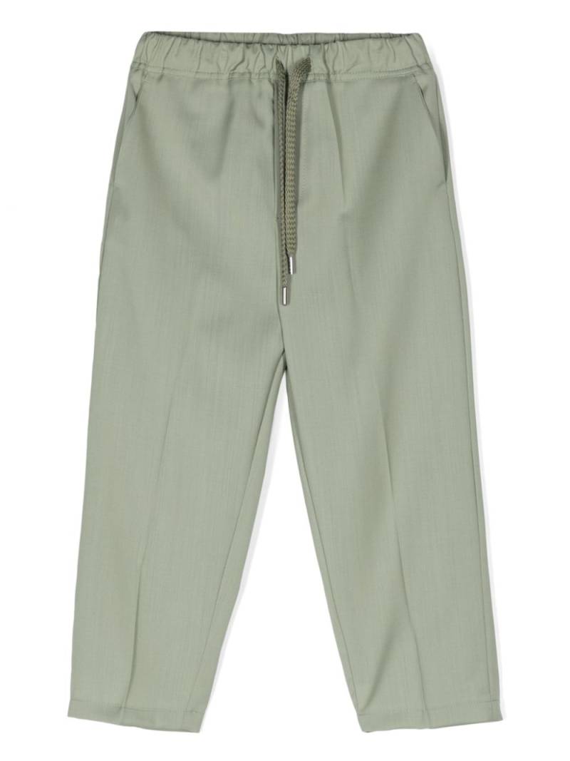 Costumein drawstring virgin wool trousers - Green von Costumein