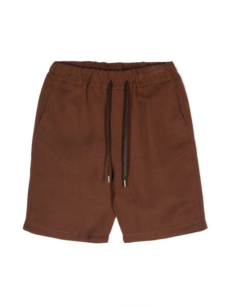 Costumein drawstring-waist linen blend shorts - Brown von Costumein