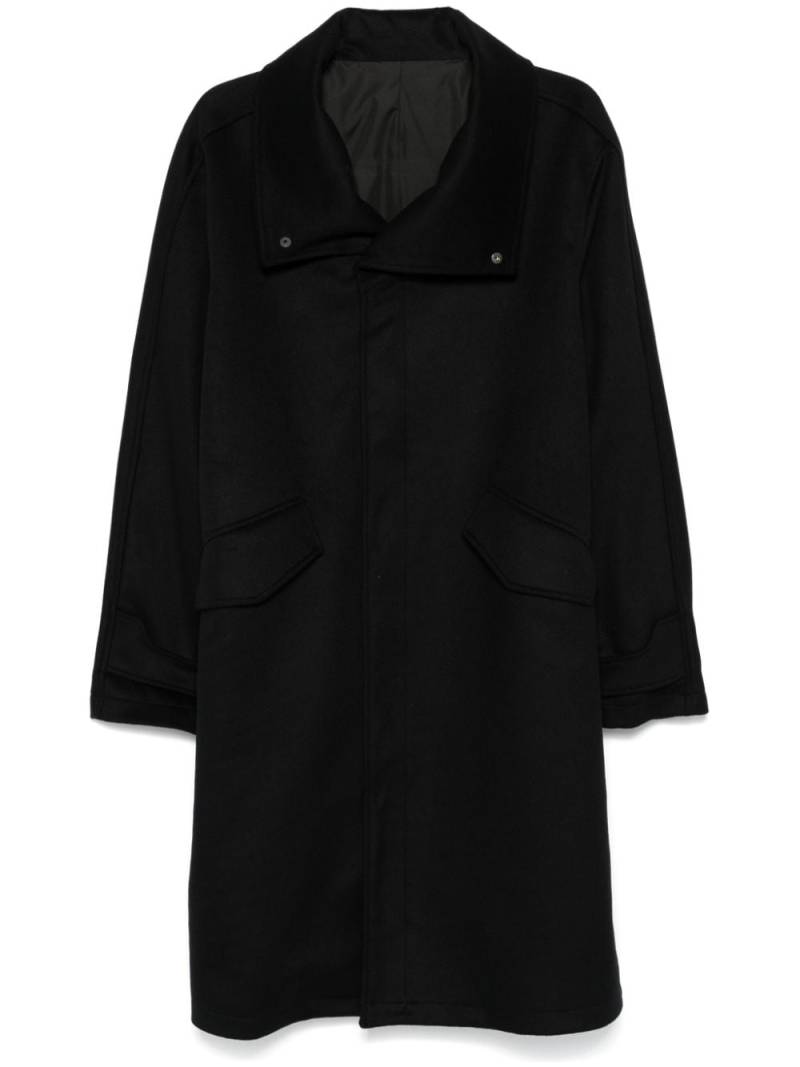 Costumein felted coat - Black von Costumein