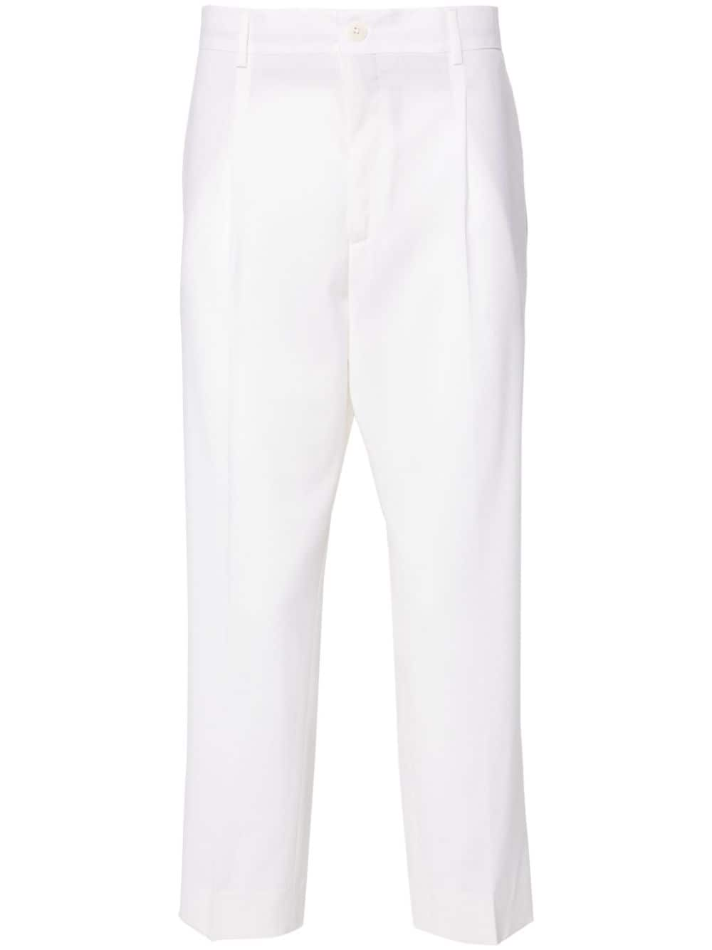 Costumein mid-rise cropped tailored trousers - Neutrals von Costumein