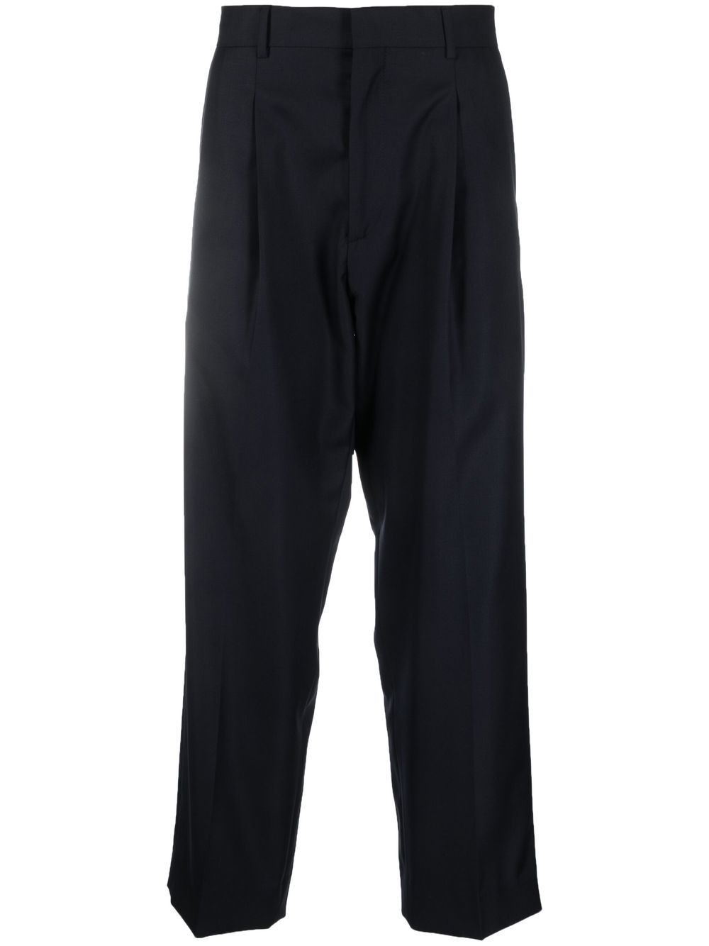 Costumein pleat-detail straight-leg trousers - Blue von Costumein