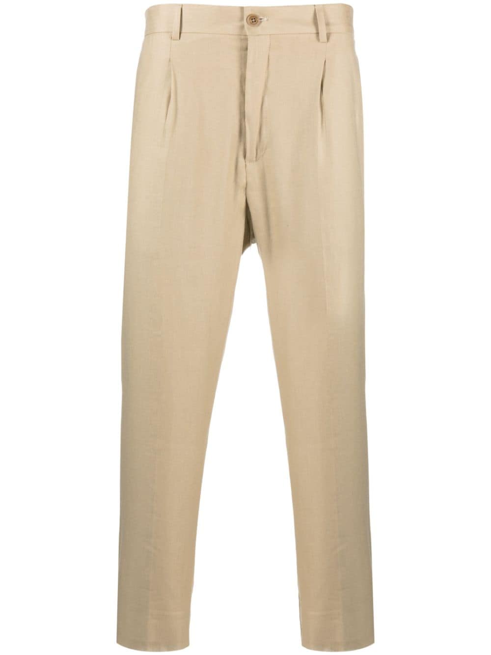 Costumein pleated straight-leg trousers - Neutrals von Costumein