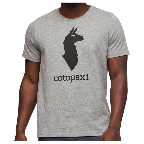 Cotopaxi - Cotopaxi Llama T-Shirt - T-Shirt Gr L grau von Cotopaxi