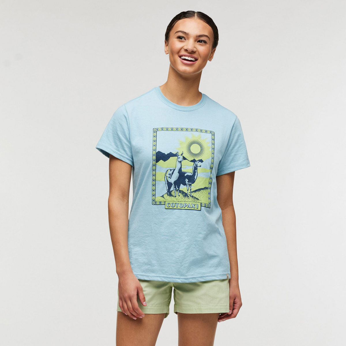 Cotopaxi Damen Llama Greetings Organic T-Shirt von Cotopaxi