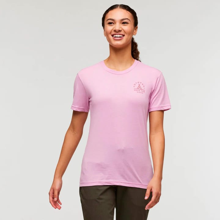 Cotopaxi Llama Map Organic T-Shirt rosa von Cotopaxi