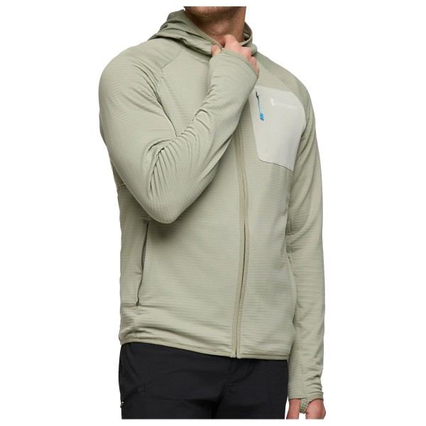 Cotopaxi - Otero Fleece Full-Zip Hooded Jacket - Fleecejacke Gr S grau von Cotopaxi