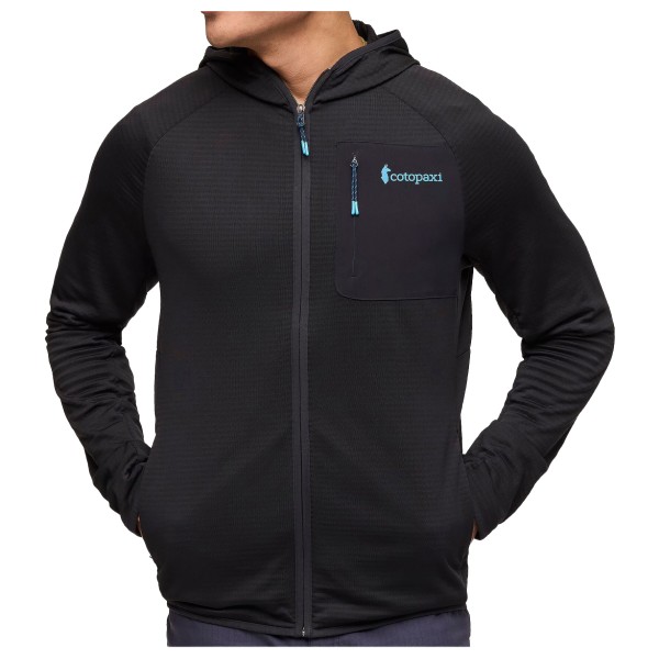 Cotopaxi - Otero Fleece Full-Zip Hooded Jacket - Fleecejacke Gr S schwarz von Cotopaxi