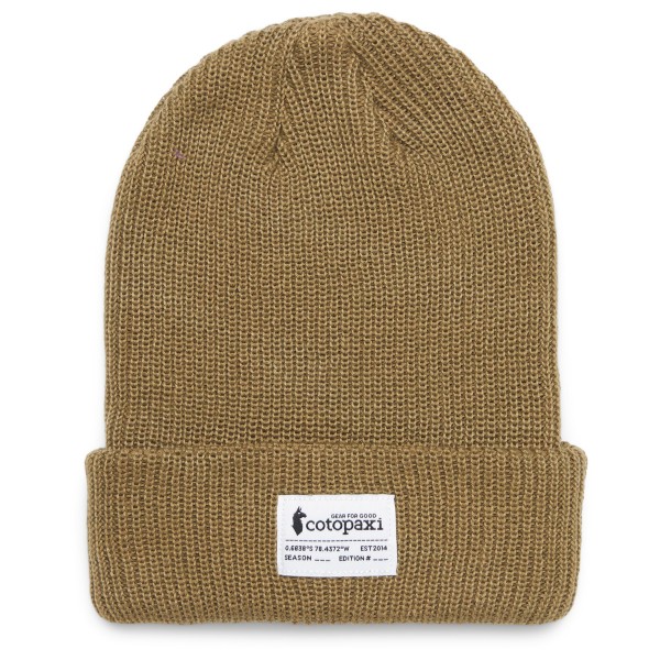 Cotopaxi - Wharf Beanie Cotopaxi Patch - Mütze Gr One Size beige;blau;braun;rot von Cotopaxi