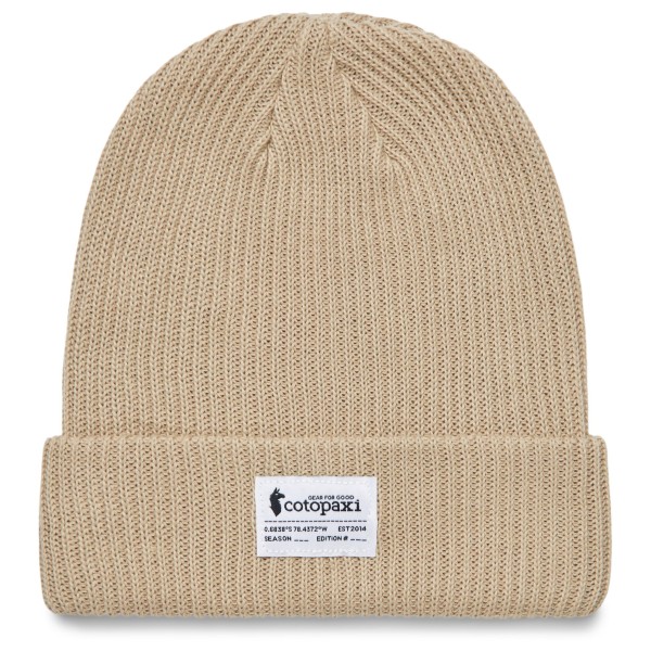 Cotopaxi - Wharf Beanie Cotopaxi Patch - Mütze Gr One Size beige Cotopaxi - Wharf Beanie Cotopaxi Patch - Mütze Gr One Size beige von Cotopaxi