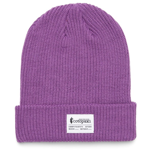 Cotopaxi - Wharf Beanie Cotopaxi Patch - Mütze Gr One Size lila von Cotopaxi