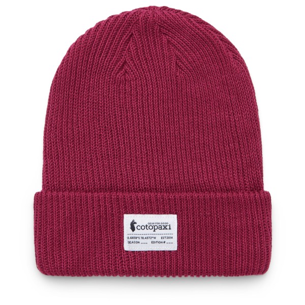 Cotopaxi - Wharf Beanie Cotopaxi Patch - Mütze Gr One Size rot von Cotopaxi