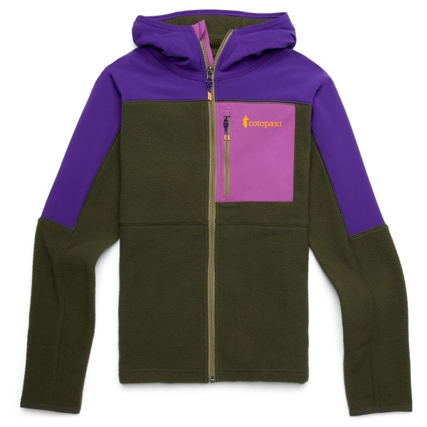 Cotopaxi - Women's Abrazo Hooded Full-Zip Fleece Jacket - Fleecejacke Gr L;S;XL;XS grau;oliv von Cotopaxi