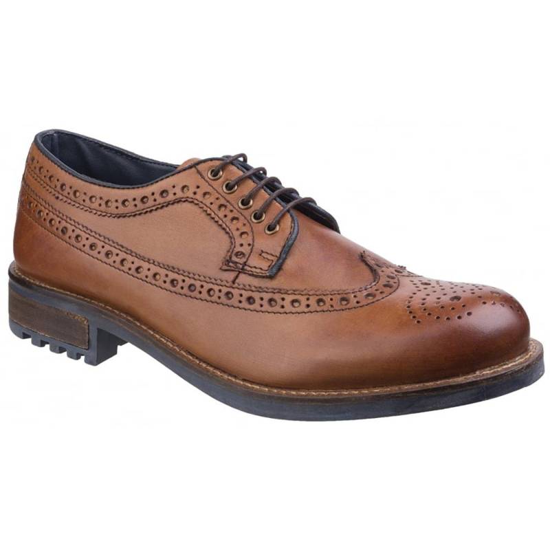 Budapesterschnürschuhe Poplar Herren Tan 45 von Cotswold