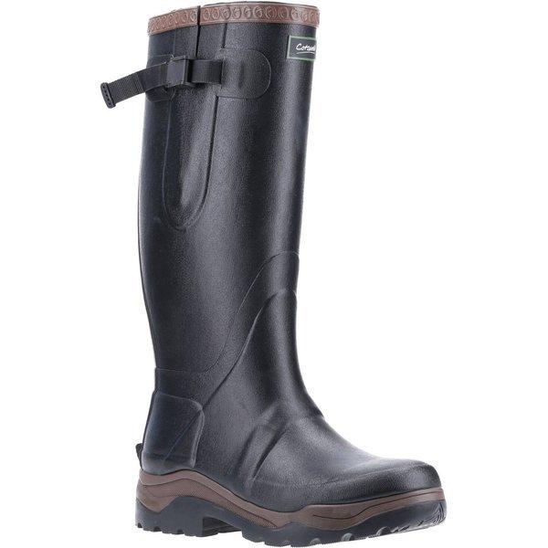 Gummistiefel Compass Damen Schwarz 45.5 von Cotswold