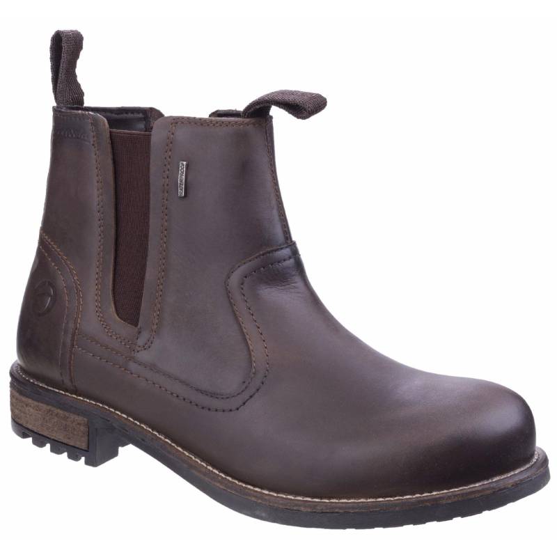 Worcester Pull On Stiefel Herren Braun 43 von Cotswold