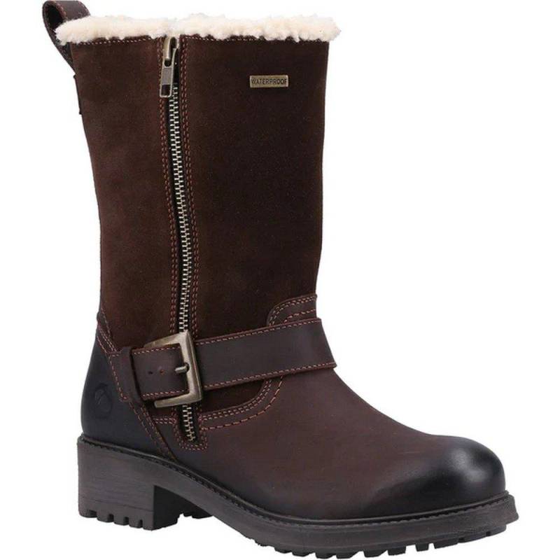 Stiefel Alverton, Leder Damen Braun 39.5 von Cotswold