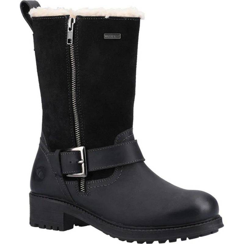 Stiefel Alverton, Leder Damen Schwarz 38 von Cotswold