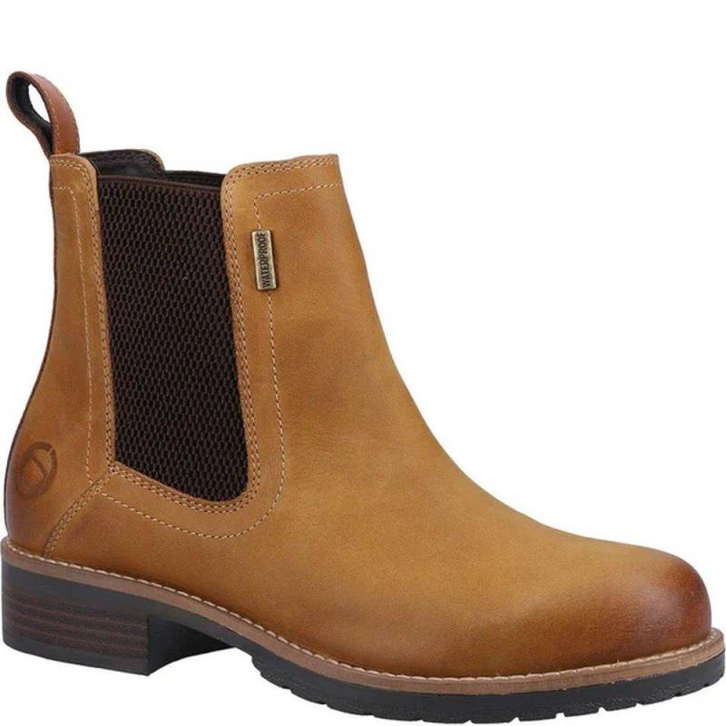 Stiefel Enstone, Leder Damen Camel 39.5 von Cotswold