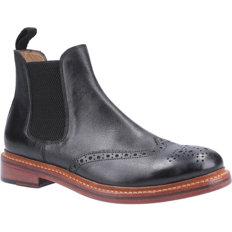 Stiefel Siddington, Leder Herren Schwarz 44 von Cotswold