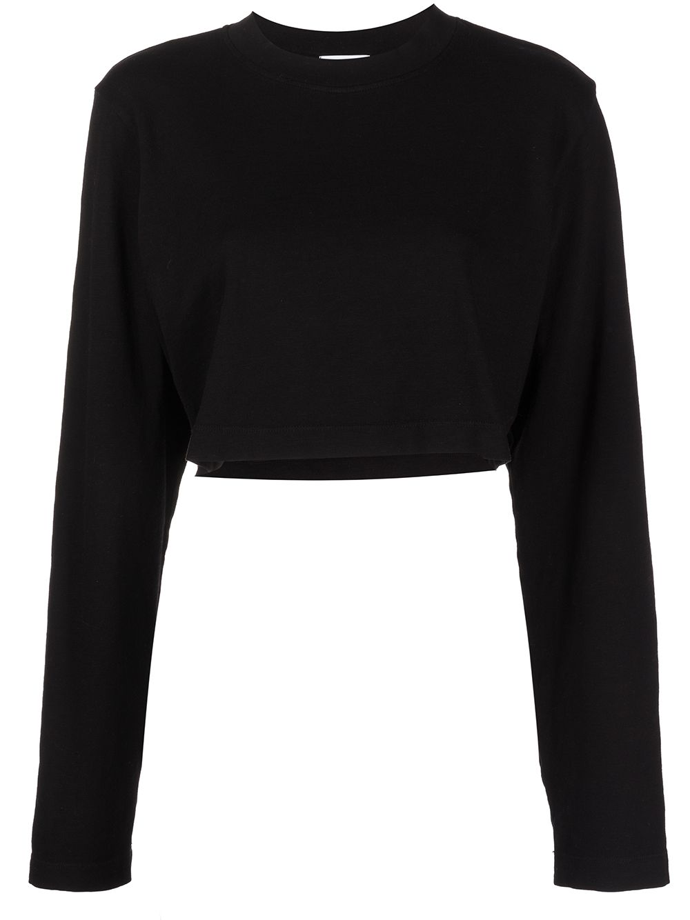 Cotton Citizen cropped cotton-top - Black von Cotton Citizen