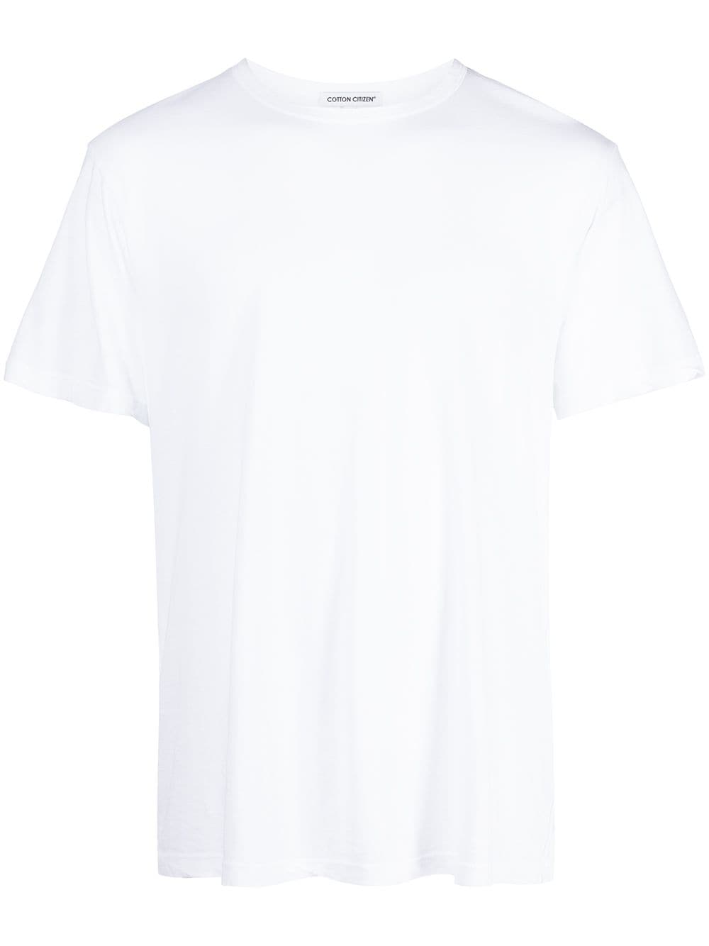 Cotton Citizen round neck cotton T-shirt - White von Cotton Citizen