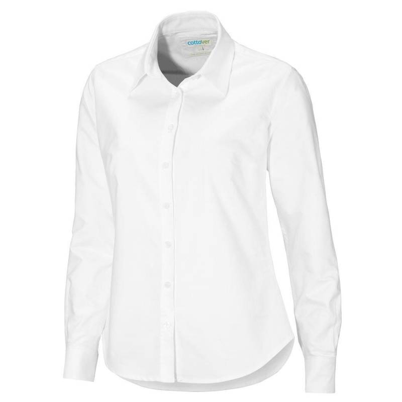 Formelles Hemd Damen Weiss 40 von Cottover