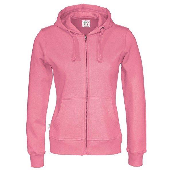 Cottover - Hoodie mit durchgehendem Reißverschluss, für Damen, Pink, Größe L von Cottover