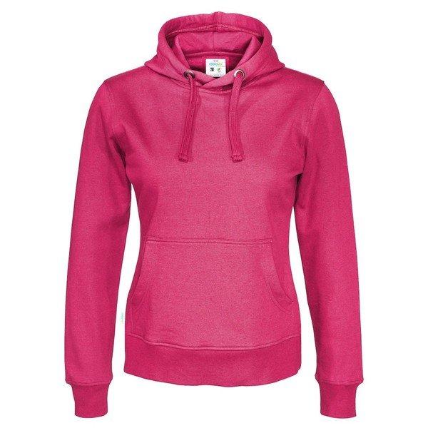 Kapuzenpullover Damen Pink M von Cottover