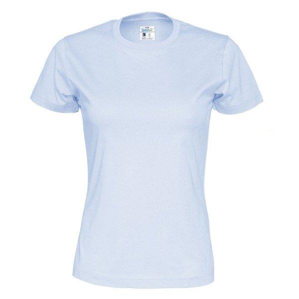 Tshirt Damen Himmelblau S von Cottover