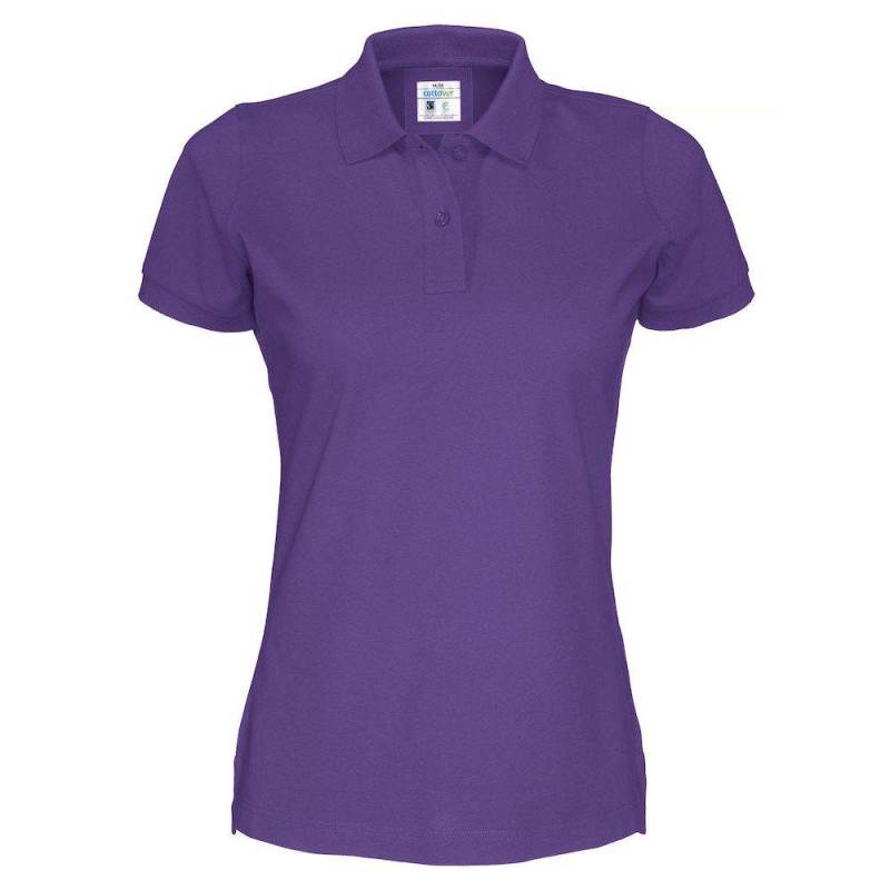 Cottover - Pique Lady TShirt, für Damen, Lila, Größe XL von Cottover