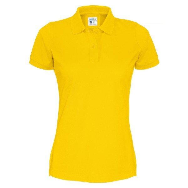 Pique Lady Tshirt Damen Gelb M von Cottover