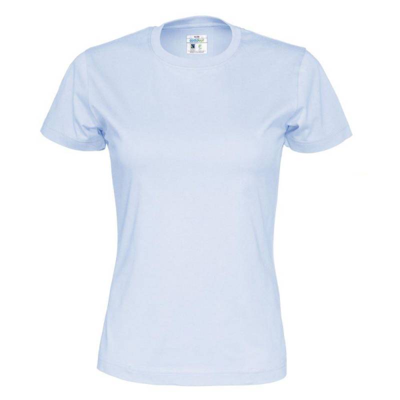 Tshirt Damen Himmelblau L von Cottover