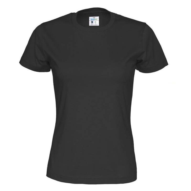 Tshirt Damen Schwarz M von Cottover