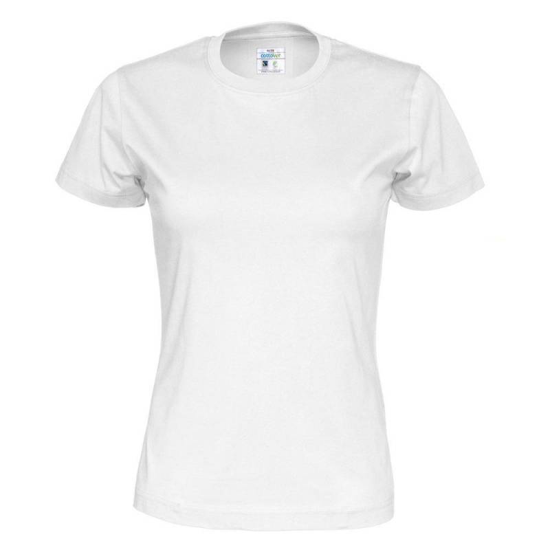 Tshirt Damen Weiss M von Cottover