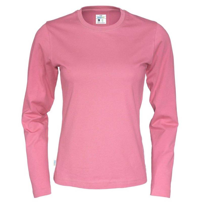 Tshirt Langärmlig Damen Pink L von Cottover