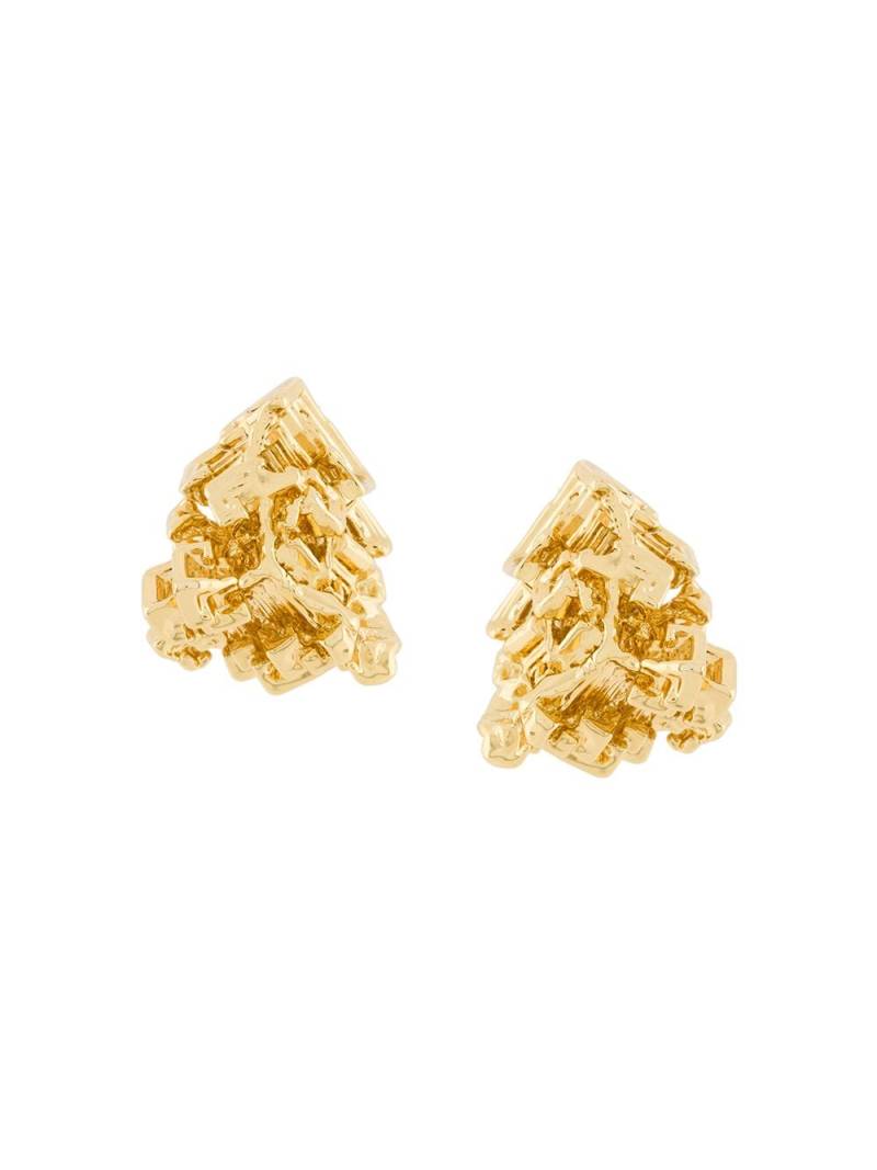 Coup De Coeur Vortex stud earrings - Metallic von Coup De Coeur