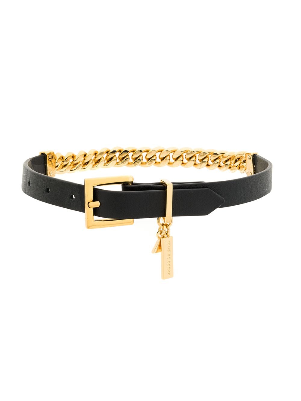 Coup De Coeur wrap chain choker - Black von Coup De Coeur