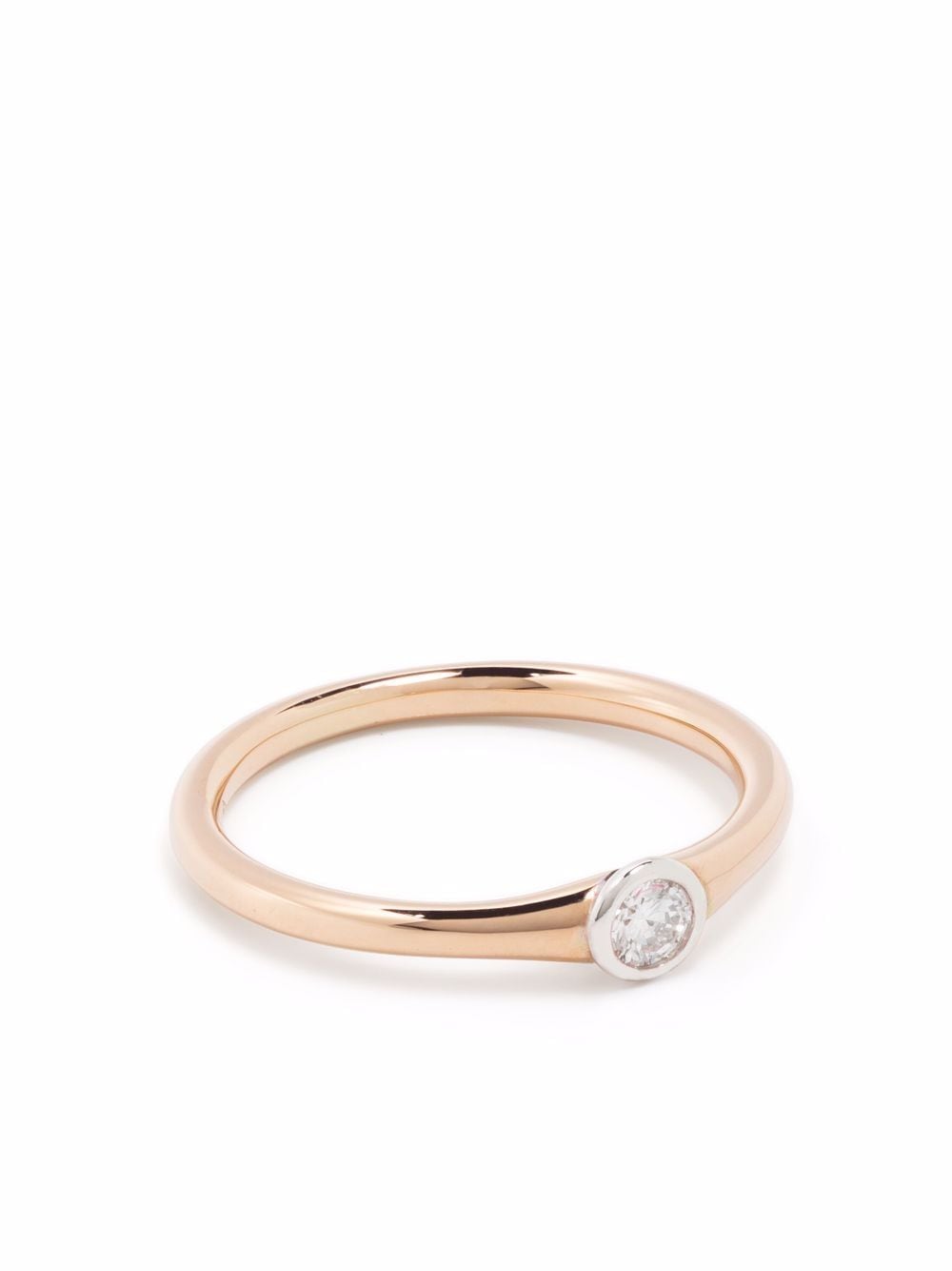 Courbet 18kt recycled rose gold Origine laboratory-grown diamond ring - Pink von Courbet