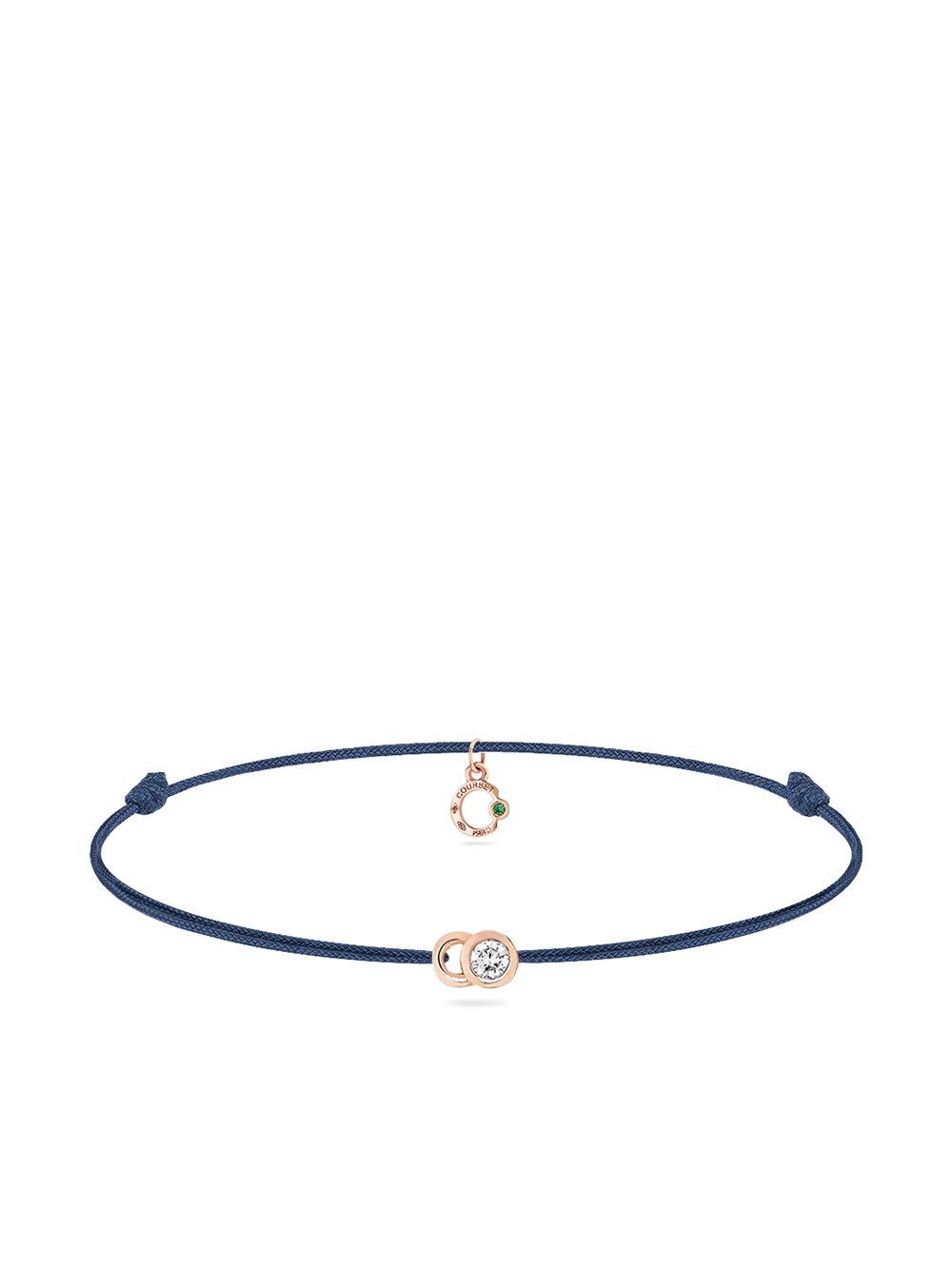 Courbet 18kt recycled rose gold laboratory-grown diamond Let's Commit bracelet - Pink von Courbet