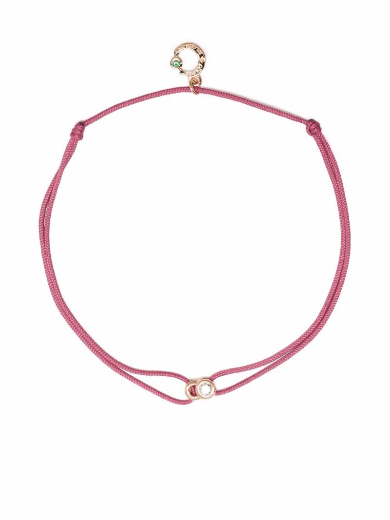 Courbet 18kt recycled rose gold laboratory-grown diamond Let's Commit bracelet - Pink von Courbet