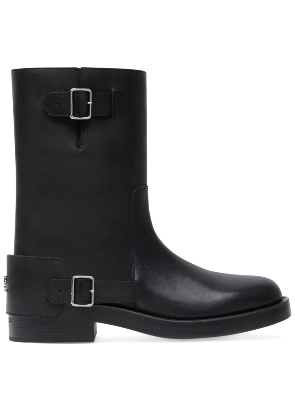 Courrèges Americana harness leather boots - Black von Courrèges