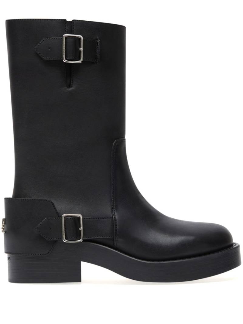 Courrèges Americana leather boots - Black von Courrèges