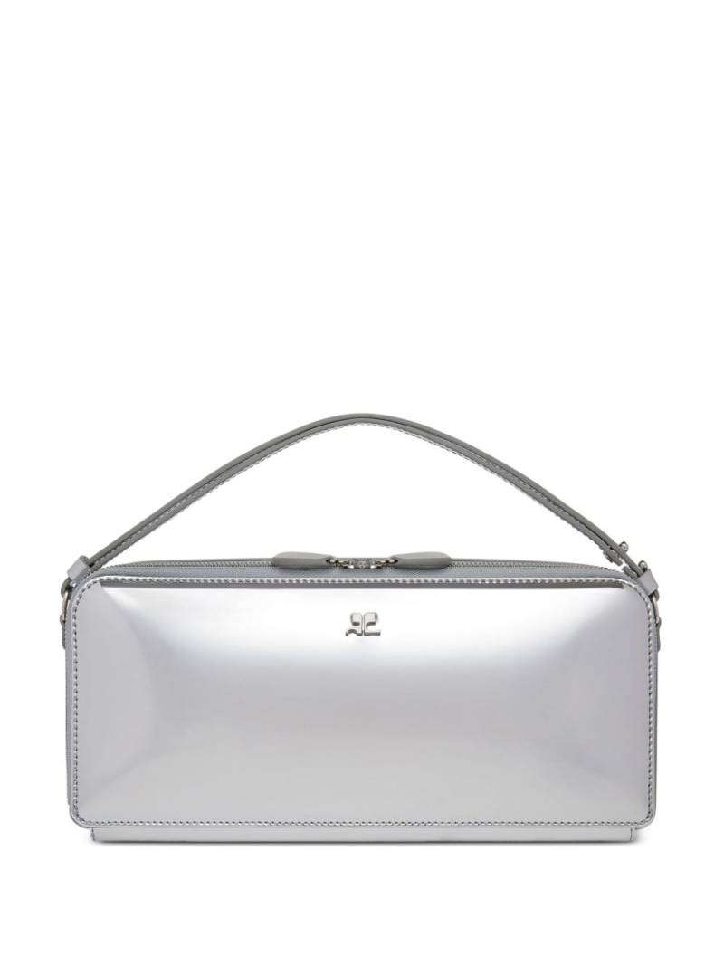 Courrèges Cloud logo-plaque shoulder bag - Silver von Courrèges