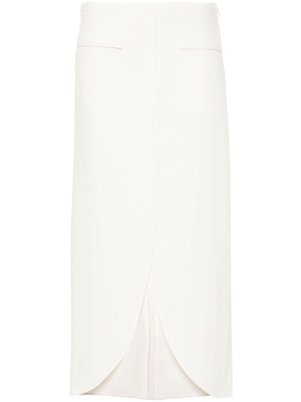 Courrèges Ellipse tailored maxi skirt - Neutrals von Courrèges