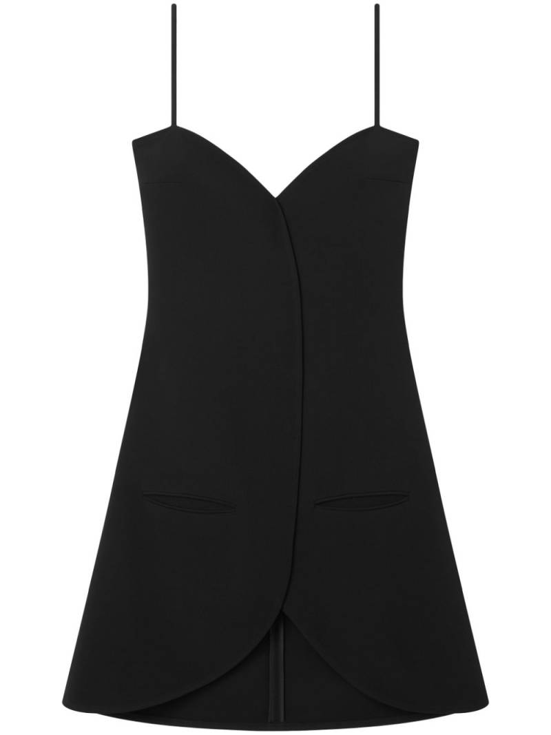 Courrèges Ellipse mini dress - Black von Courrèges