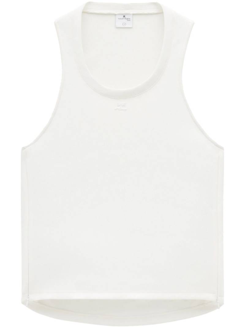 Courrèges Holistic vest top - White von Courrèges