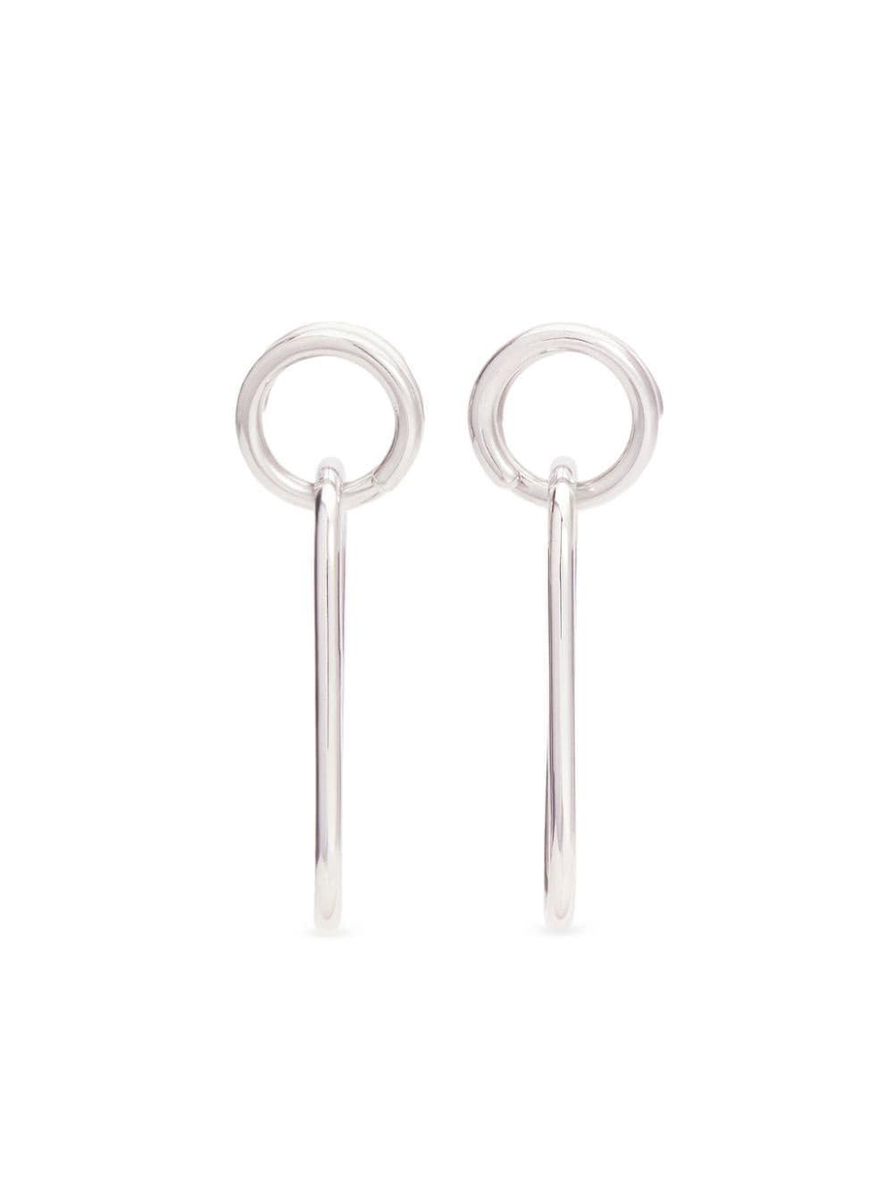 Courrèges Holy Union dangle earrings - Silver von Courrèges